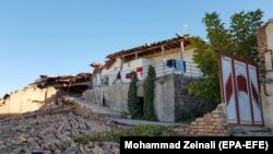 په تبرېز کې يوه زلزله ځپلې سيمه