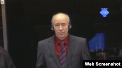 Idriz Merdžanić na suđenju Mladiću, 1. listopad 2012.