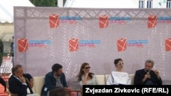 S lijeva na desno: Alberto Barbera, Razvan Radulescu, Michèle Ohayon, Zana Marjanović, Ari Folman