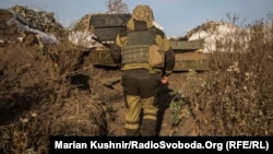 Українські військові поблизу Богданівки, Донецька область, вересень 2019 року