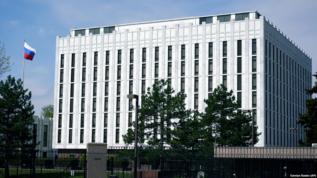 Ambasada Moscovei din Washington, D.C. Fotografie de arhivă.