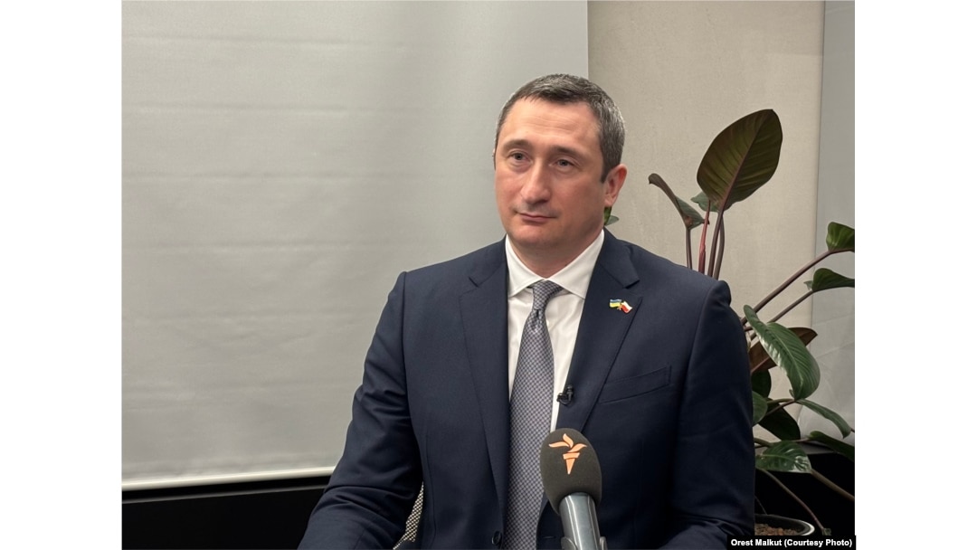 Ministrul ucrainean al unității naționale, Oleksii Cernîșov, în interviu cu Europa Liberă, la Varșovia.