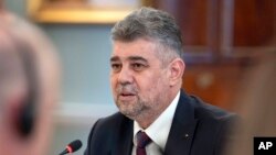 Premierul Marcel Ciolacu, candidatul PSD la alegerile prezidențiale.