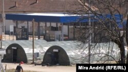 Šatori kod Višegrada na istočnoj granici Bosne i Hercegovine ka Srbiji