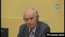 Ratko Mladić u sudnici, 29. ožujak 2012.