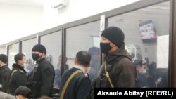 Казакстан. Тараз. Казактар менен дунгандар кагылышкан "Кордай окуясы" боюнча сот жараяны. 